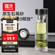 富光玻璃杯茶水分離泡茶杯子高硼硅雙層玻璃水杯大容量男士生日禮物