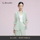 拉珂蒂（La Koradior）【商場同款】減齡夏季新款薄款西服三醋酸外套 淡葉綠色 M