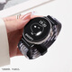 UNIKING適用于vivo watch 5表帶磁吸編織腕帶WATCH 3智能手表iqooWATCH5尼龍回環(huán)替換帶運動(dòng)男女watch 2/1 磁扣編織表帶【黑巧色】 適用：vivo/iqoo WAT