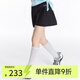 onmygame女童短褲夏季超輕透氣百褶裙褲吸濕排汗運(yùn)動(dòng)褲 優(yōu)雅黑 160