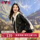 雅鹿羽絨內(nèi)膽短款內(nèi)搭輕薄款羽絨服女冬季2025年早春保暖薄款外套 A款-黑色 L 【推薦105-125斤】
