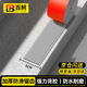 百舸 樓梯防滑條 PVC軟質(zhì)塑料臺(tái)階止滑條自粘瓷磚大理石平膠條壓條 平面款 5cm寬 5m長(zhǎng)/卷 灰色 CW319901