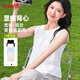 班尼路（Baleno）純棉無袖T恤女寬松吊帶背心女裝2025新款夏季寬肩帶遮副乳上衣服