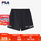 FILA【涼感功能】斐樂童裝兒童短褲2025年夏季女中大童褲子潮