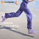 moodytiger女童闊腿褲輕薄透氣25年夏季新品兒童褲子速干長褲| Air Supply