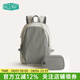 BAGSMART雙肩包輕行背包男女多功能通勤大容量出差書包大學(xué)生電腦包旅行包 灰色（可容納15.6英寸筆記本）