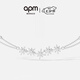APM Monaco流星雙層鏈?zhǔn)巾楁準(zhǔn)罪棔r尚 小眾 情侶七夕禮物 銀色