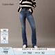 Calvin KleinJeans25春夏女士美式復(fù)古懷舊風(fēng)ck微彈高腰微喇牛仔褲47B947G VRN-牛仔淺藍(lán) 26
