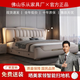 現(xiàn)貨】輕奢真皮床主臥現(xiàn)代簡約雙人床婚床1.8米高箱儲物軟包皮床 床+席夢思808乳膠床墊 送裝 1.8米*2米框架結(jié)構(gòu)