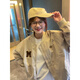 JRET日系棒球服外套女2025新款春秋季寬松復古小個子初春穿搭休閑夾克 淺卡其 S
