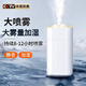 小米狼新款空氣加濕器凈化器一體機(jī)小型便攜迷你車載家用靜音精油香薰機(jī)霧化噴霧器   臥室辦公室桌面 雪山充電版*白色