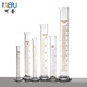 可普玻璃量筒生物化學(xué)實(shí)驗室器材耗材容器道具高硼硅耐高溫透明刻度量筒學(xué)生實(shí)驗用品直型50ml