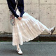 貞喜氣 白色半身裙女夏新款蛋糕裙百搭高腰顯瘦a字長(cháng)裙純色裙子 M （95~110斤）