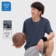 JEANSWEST LIFE真維斯短袖男t恤夏季潮流圓領(lǐng)跑步運(yùn)動(dòng)休閑百搭戶外上衣T恤 藏青色 R30 XL （推薦125-140斤）