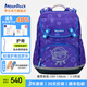 夢樂（MoonRock）香港品牌新品小學(xué)生護(hù)脊書包減負(fù)輕便360°安全反光男女兒童背包 藍(lán)色/外星船長LSS103P-24129