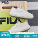 FILA 楊冪同款 斐樂(lè)官方女鞋ROCK巖石鞋百搭帆布鞋2024夏季新款運(yùn)動(dòng)鞋 泡沫白-WG 37.5