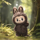 拉布布正版娃娃3.0公仔正品labubu三代盲盒搪膠玩偶掛件手辦禮物 大首領(lǐng)【38厘米】