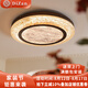 帝贊臥室吸頂燈中古現(xiàn)代簡(jiǎn)約護(hù)眼全光譜主臥高級(jí)感設(shè)計(jì)師客廳主燈具 【中號(hào)】咖色直徑50CM-無極調(diào)光
