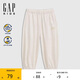 GAP女幼童2025夏季新款膠印logo防曬涼感束口褲兒童裝長(zhǎng)褲767323
