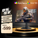 AOC 23.8英寸FastIPS 240Hz 1ms HDR400 硬件低藍光 出廠校色 電競大烏茲游戲顯示器24G10ZE 國家補貼