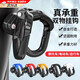 OLOME電動(dòng)車掛鉤前置配件外賣員前置護(hù)桿掛鉤配件踏板摩托車掛鉤神器 新款黑色加大閉口式雙掛鉤