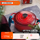 酷彩（Le Creuset）進口琺瑯鍋鑄鐵22/24/26cm圓形鍋湯鍋燜蒸燉煮鍋燉鍋煲湯微壓鍋 【3-5口之家】紅色 24cm