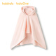 巴拉巴拉balaOne兒童浴巾男童女童寶寶卡通連帽沙灘巾牛奶絨柔軟 粉色調01315 80x125cm