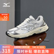 美津濃（MIZUNO）【RACER V2】25年新款高街機(jī)能復(fù)古潮流慢跑鞋男女緩震透氣跑鞋 06 淺黃色/銀色/深杏色 42 (270mm)