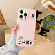 帥璽（SHUAIXI） 適用蘋(píng)果14/pro/max手機殼 iPhone14plus新款果凍二合一全包防摔卡通高級感保護套五只小熊貓男女 【粉色】五只小熊貓-贈膜 蘋(píng)果14plus