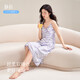靜韻【深睡衣60】超柔軟睡裙女夏季背心蕾絲吊帶睡衣軟棉棉家居服