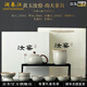 瀾春江青花汝窯茶具套裝米黃陶瓷蓋碗泡茶壺茶杯輕奢功夫茶具高檔禮盒裝 米黃汝窯西施壺10頭套裝 純色 【高檔禮盒裝】