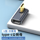 TENGFEI Type-c轉接頭彎頭90度兼容雷電4全功能USB4數(shù)據(jù)線公轉母適用蘋果15/16手機華為筆記本電腦轉換頭