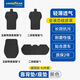 固特異（Goodyear）汽車(chē)坐墊四季透氣適用奧迪Q5L寶馬5系等金剛皮通用座墊七件套黑色