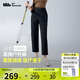 蕉下（beneunder）防曬涼感休閑褲外穿女士速干錐形褲TH24624漫暮黑L