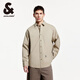 杰克·瓊斯（JACK&JONES）春秋季休閑長(cháng)袖襯衫男襯衣式薄外套合集 2251O3009卡其色 M 17