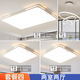 歐普新款led吸頂燈全光譜客廳主燈餐廳現(xiàn)代簡約臥室燈全屋燈具套餐 套餐4【兩室兩廳~帶餐吊燈】