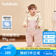 巴拉巴拉（BALABALA）童裝嬰兒連體衣假兩件連體羽絨服寶寶衣服冬加厚男童女童兒童 粉紅60002-白鴨絨 90cm