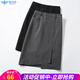 半身裙女高腰開(kāi)叉包臀裙春夏秋冬季百搭職業(yè)中長(zhǎng)款夏季一步裙子包裙 黑色 L【建議100-120斤】