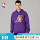 NBA勇士湖人籃網(wǎng)隊男士春秋款套頭連帽衛(wèi)衣運(yùn)動休閑連帽運(yùn)動外套上衣 湖人隊 L