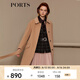 PORTS寶姿 新品女裝氣質(zhì)斗篷袖雙面呢大衣SN9C023CWF002 駝色 M (6)