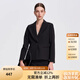 PRICH【四面彈】職場(chǎng)輕熟風(fēng)西裝戧駁領(lǐng)修身外套女士 19黑色西裝 M (160)