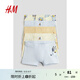 H&M【布魯伊】童裝男童內褲5條裝秋季柔軟帥氣印花平角褲1133006 淺藍色/Bluey 5條 140 140/75 (8-10Y)