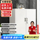 豫基恩文件柜鐵皮柜矮柜儲(chǔ)物柜辦公柜工具柜抽屜柜茶水柜小柜子帶鎖 常規(guī) 對開門矮柜