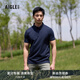 AIGLE艾高短袖T恤春夏經(jīng)典款DFT速干吸濕COOLMAX涼爽POLO男 帝國深藍 AW602 L (180/96A)