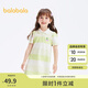 巴拉巴拉童裝女童裙子2024夏裝兒童連衣裙條紋polo裙文藝學(xué)院208224111031