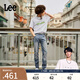 Lee【張凌赫代言】涼涼褲25新品731舒適中腰錐淺藍(lán)色男輕薄牛仔褲 淺藍(lán)色 31