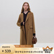 范思藍(lán)恩23FS14161正肩西裝大衣女秋冬中長款氣質(zhì)雙面羊毛呢外套 摩卡駝 M