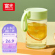 富光清然玻璃杯 高硼硅玻璃水杯子 女生便攜牛奶咖啡高顏值茶杯330ml