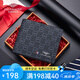 法萊阿瑪尼（FALAMAONE） 品牌男士錢包商務(wù)短款男錢夾男式生日禮物送男友老公父親 QB206寶藍(lán)色【專柜禮盒】 需要代寫賀卡打印照片聯(lián)系客服