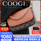 COOGI女包女士包包輕奢大牌女包2025年新款斜挎包女生日禮物送女友老婆 經(jīng)典款【限定禮盒+拉菲草+禮袋】
